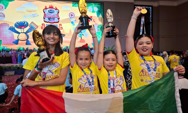 vallartenses brillan en Campeonato Internacional de Cálculo Mental en Camboya