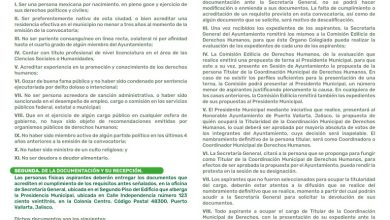 Convocatoria abierta para Coordinador de Derechos Humanos en Puerto Vallarta