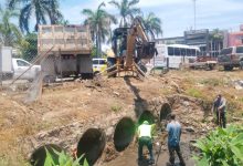 Desazolve en la vena del Río Pitillal