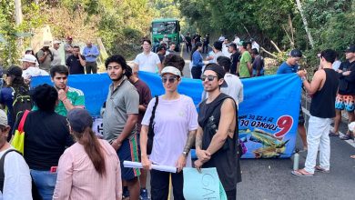 Manifestación por protección de los Arcos de Mismaloya
