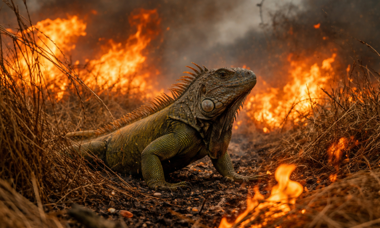 El fuego arrasa la fauna de Puerto Vallarta y Bahía de Banderas