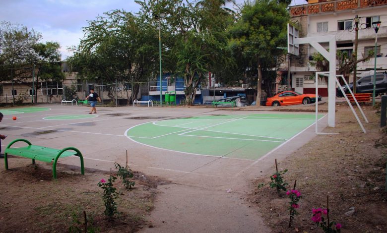 Recuperan espacio deportivo en Ramblases con mejoras en “La Canchita”