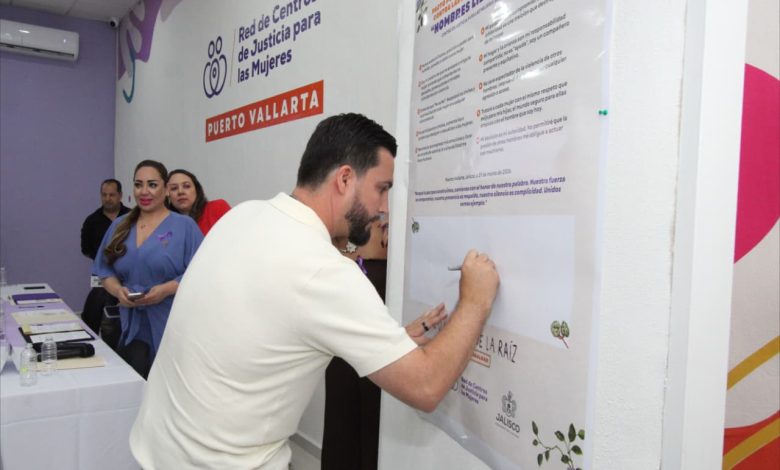 Firma Luis Munguía pacto de “Hombres Líderes de Paz”