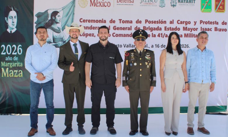 General Isaac Bravo López asumió el cargo como comandante de la 41/a. Zona Militar
