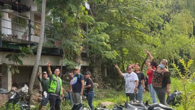 Media tonelada de basura del río Cuale