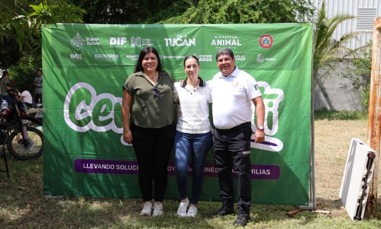 El gobierno de Luis Munguía y DIF llevaron beneficios “Cerca de Ti” a familias de Costa Dorada